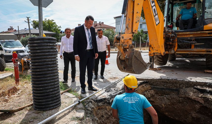 Pamukova’da altyapıya çifte dokunuş