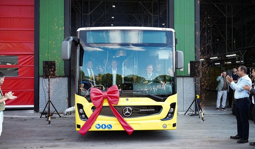 Otokar'da Mercedes-Benz Conecto'nun seri üretimi başladı