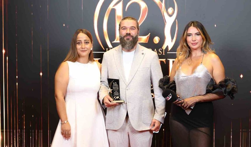 12'nci Uluslararası Altın Kalite Ödülleri sahiplerini buldu