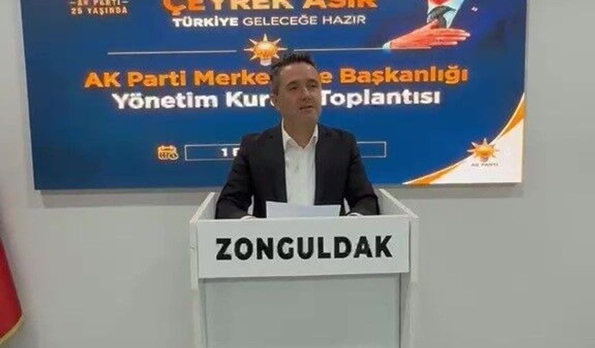 AK Parti Zonguldak Merkez İlçe Başkanı Sezer Köroğlu görevinden istifa etti