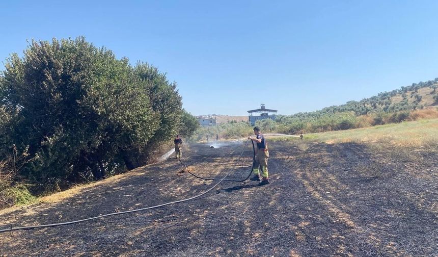 Antakya'da otluk alan yangını kontrol altına alındı