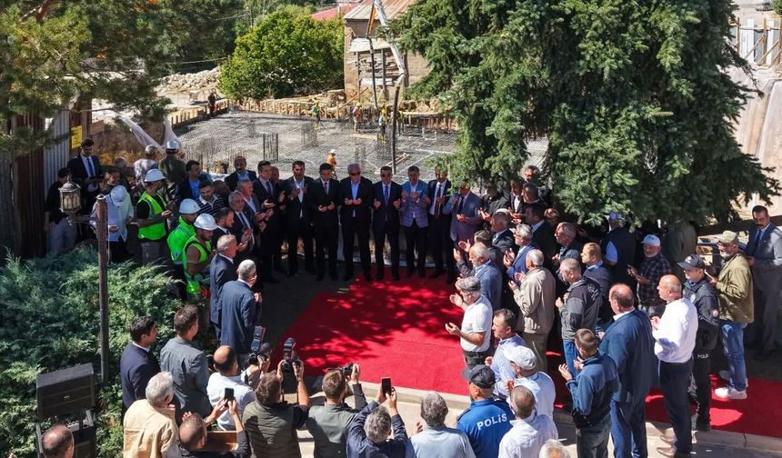 Aydıntepe Merkez Camii'nin temeli atıldı