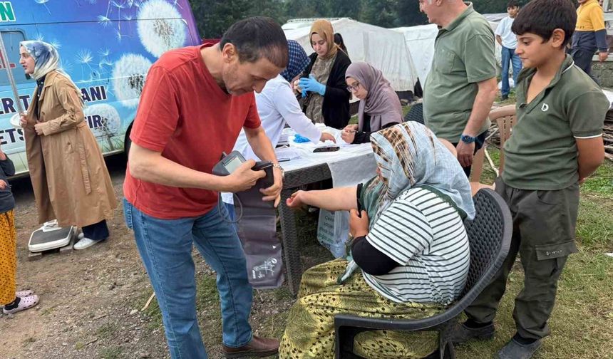 Çarşamba'da mevsimlik tarım işçilerine sağlık taraması