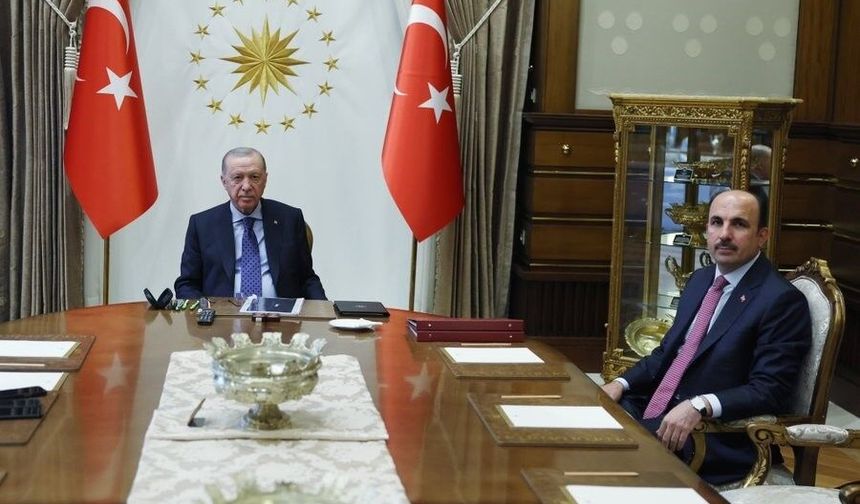 Cumhurbaşkanı Erdoğan, Konya Büyükşehir Belediye Başkanı Altay'ı kabul etti