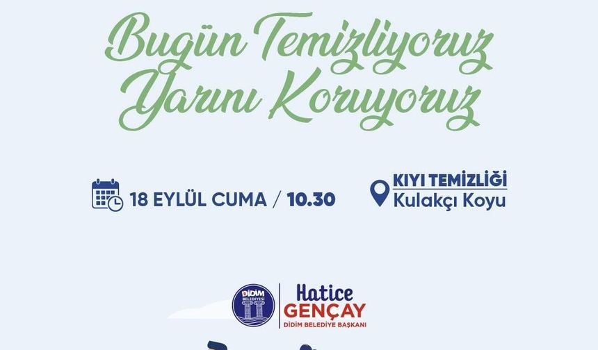 Didim'de kıyı temizliği yapılacak