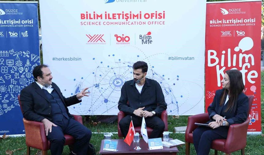 Düzce Üniversitesi 'Gazze İçin Bilim Kafe' etkinliklerine devam ediyor