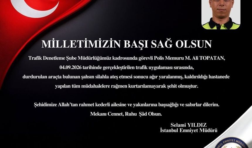 Esenyurt'ta uygulama üzerinden çağrılan taksici tarafından vurulan polis memuru şehit oldu