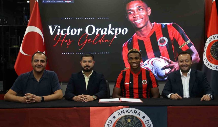 Gençlerbirliği Victor Orakpo'yu duyurdu