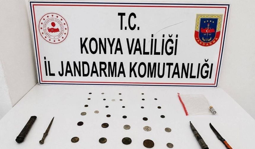 Konya'da tarihi eser operasyonu