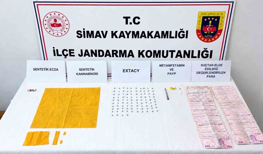 Simav'da uyuşturucu operasyonu