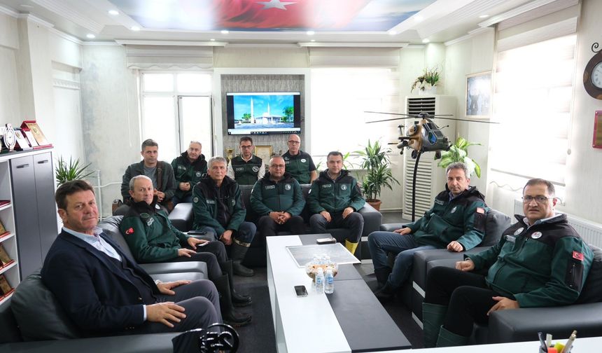 Başkan Soykan DSİ heyetini ağırladı