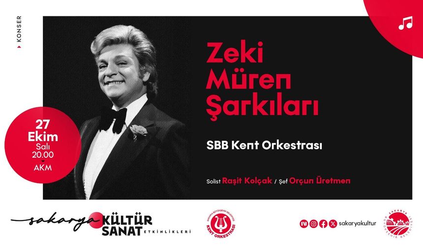 Zeki Müren şarkılarıyla AKM’de nostalji rüzgârı esecek
