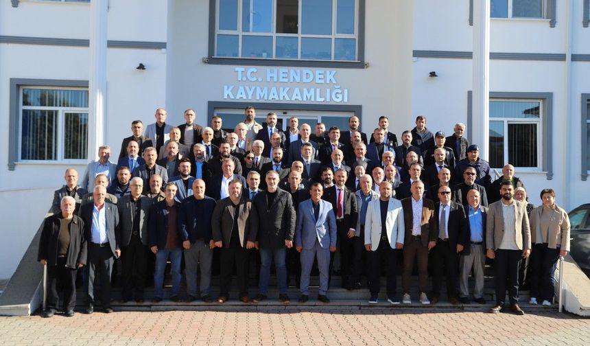 19 Ekim Muhtarlar Günü Hendek'te törenle kutlandı