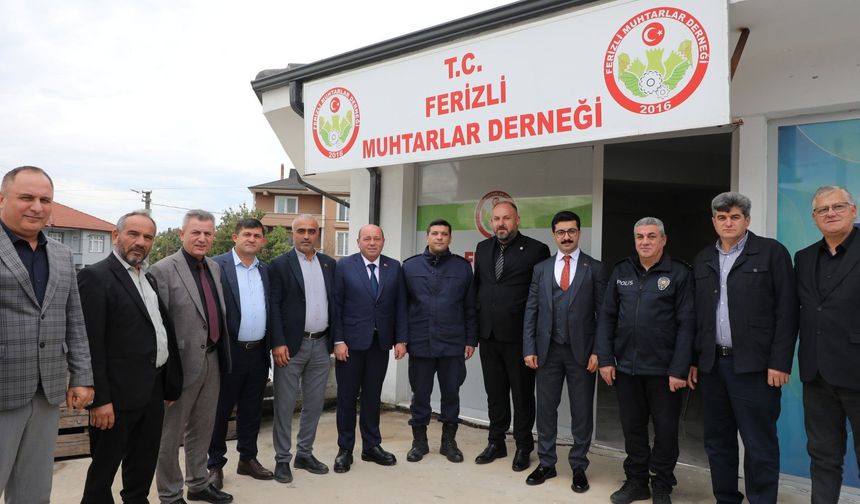 Ferizli'de Muhtarlar Günü törenle kutlandı