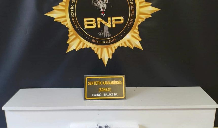Balıkesir'de uyuşturucu operasyonunda yakalanan şüpheli tutuklandı