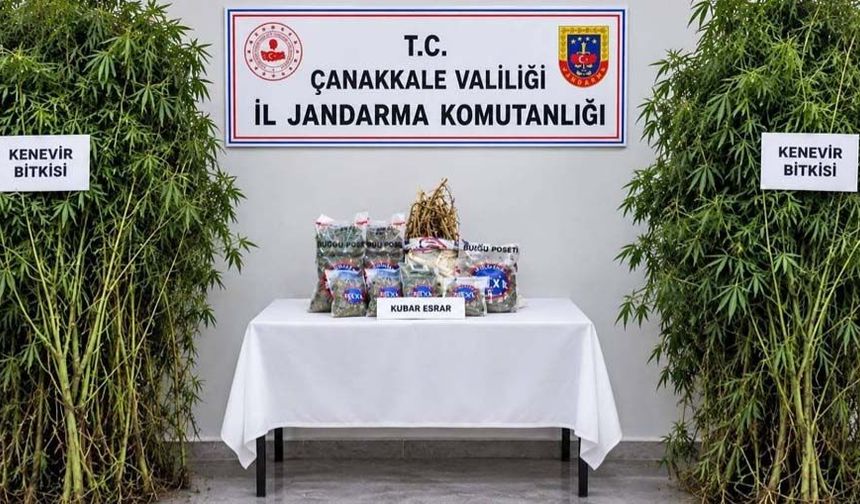 Çanakkale'de uyuşturucu operasyonlarında yakalanan şüpheli tutuklandı