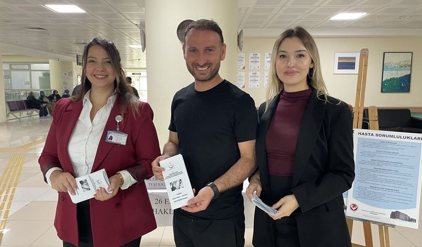 ÇOMÜ Hastanesi'nde Hasta Hakları Günü etkinliği düzenlendi