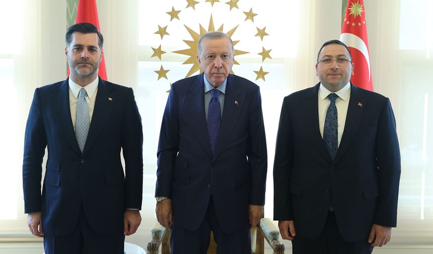 Cumhurbaşkanı Erdoğan, Üsküdar Belediye Başkan Vekili Gültekin'i kabul etti