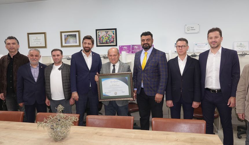 Edremit Ticaret Odası Duyusal Analiz Laboratuvarı, uluslararası akredite belgesi aldı