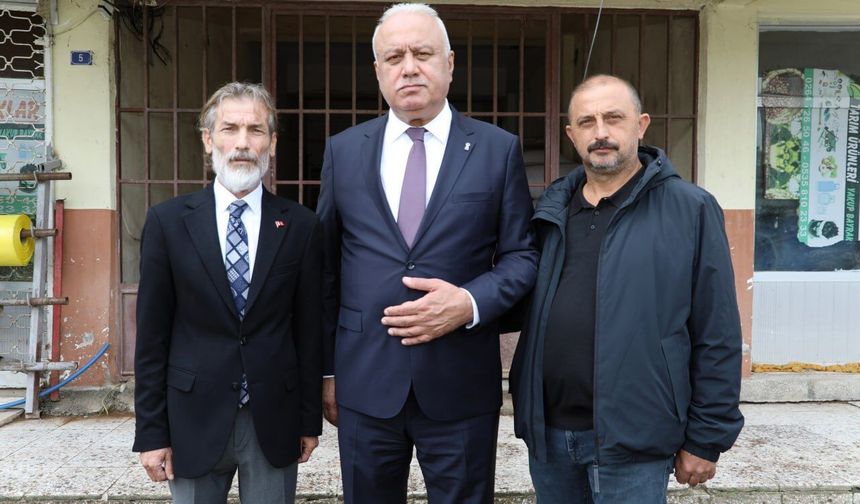 SESOB Başkanı Kabacan, Sakarya'da selden etkilenen esnafı ziyaret etti
