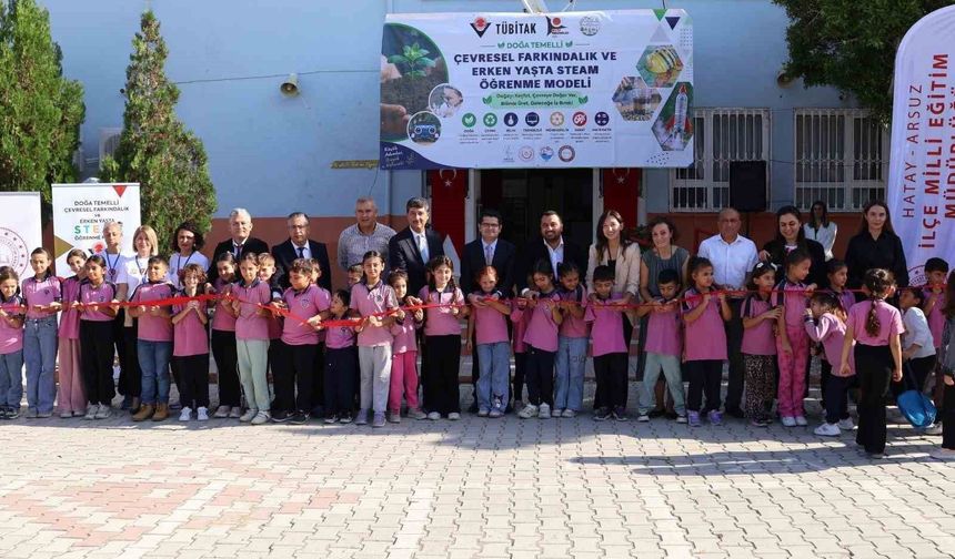 Arsuz'da TÜBİTAK projesiyle çocuklarda çevre ve STEM farkındalığı hedefleniyor
