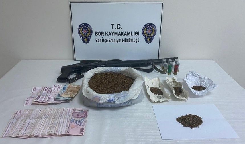 Bor'da uyuşturucu operasyonu: 1 tutuklama