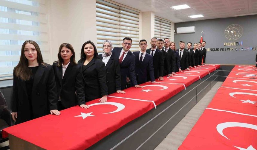 Denizli Gençlik Spor İl Müdürlüğünde 43 personel kadroya geçti