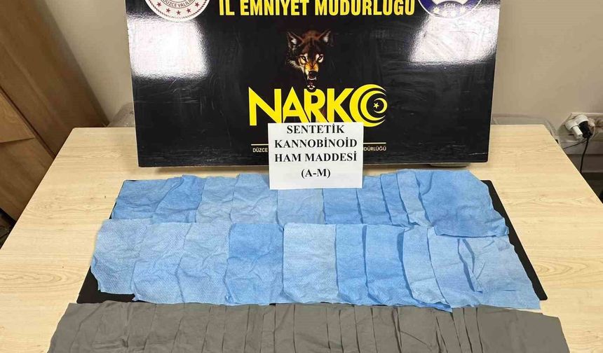 Düzce'de uyuşturu operasyonu: 1 tutuklama