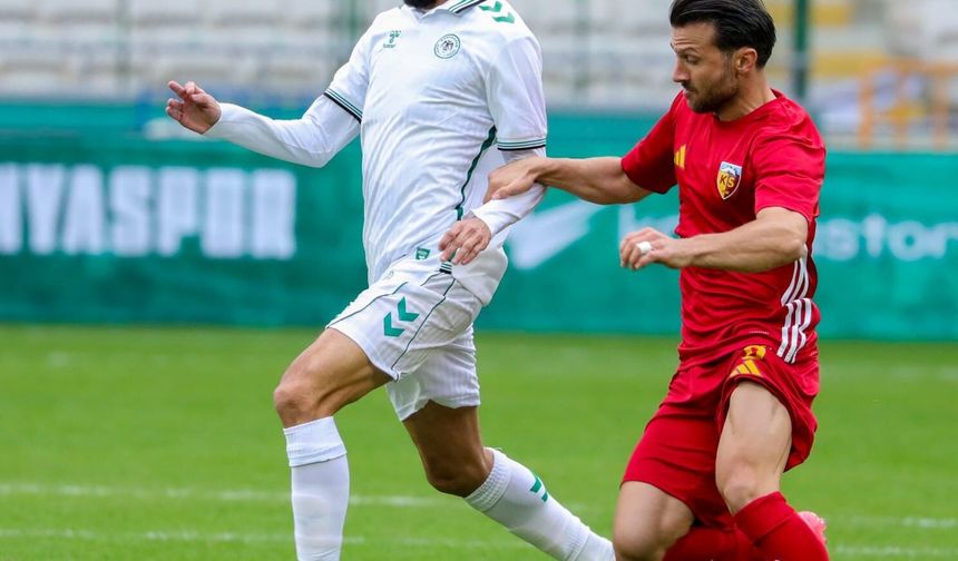 Hazırlık maçı: Konyaspor: 0 - Kayserispor: 1