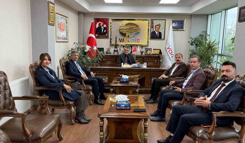 İş dünyasının temsilcilerinden Van OSB'ye ziyaret