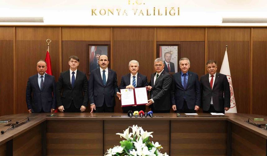 Konya'da 'Gençliğin Gücü, Konyaspor'un Gücü' protokolü imzalandı