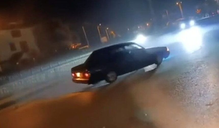 Sakarya'da drift atan sürücüye 140 bin lira ceza