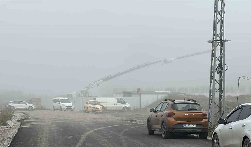 Sakarya'da sis görüş mesafesini düşürdü