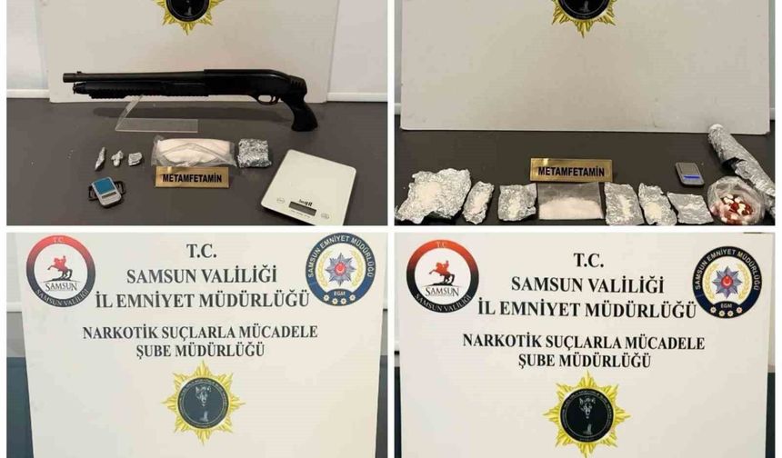 Samsun'da uyuşturucu operasyonu: 10 şahsa adli işlem