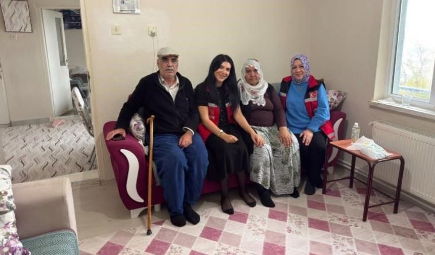 Şehit ailesine vefa ziyareti