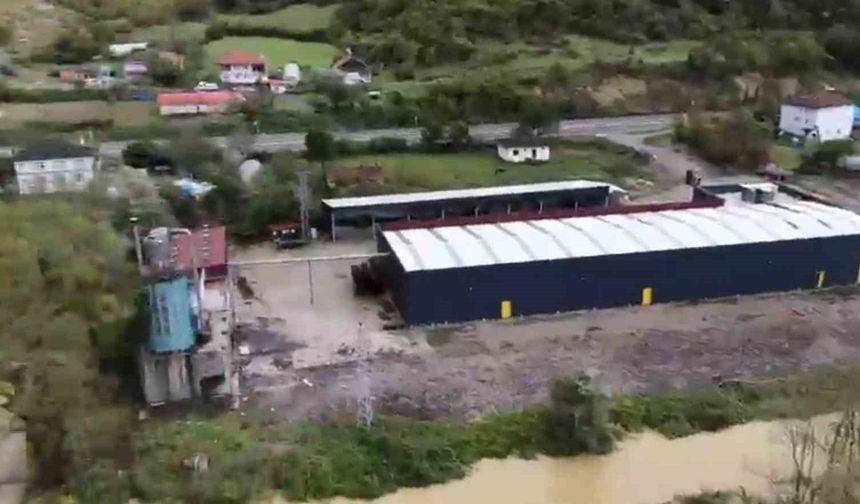 Zonguldak'ta selin boyutu böyle görüntülendi