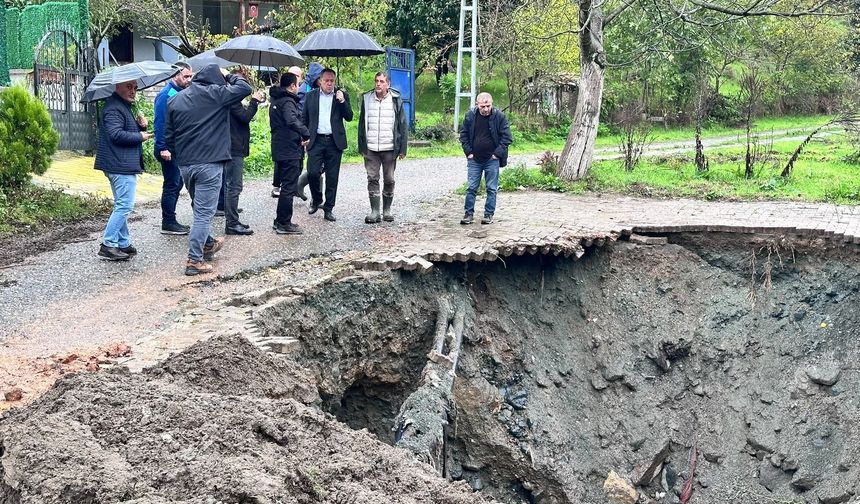 Vekil Kaya'dan Doğançay'da sel inlemesi