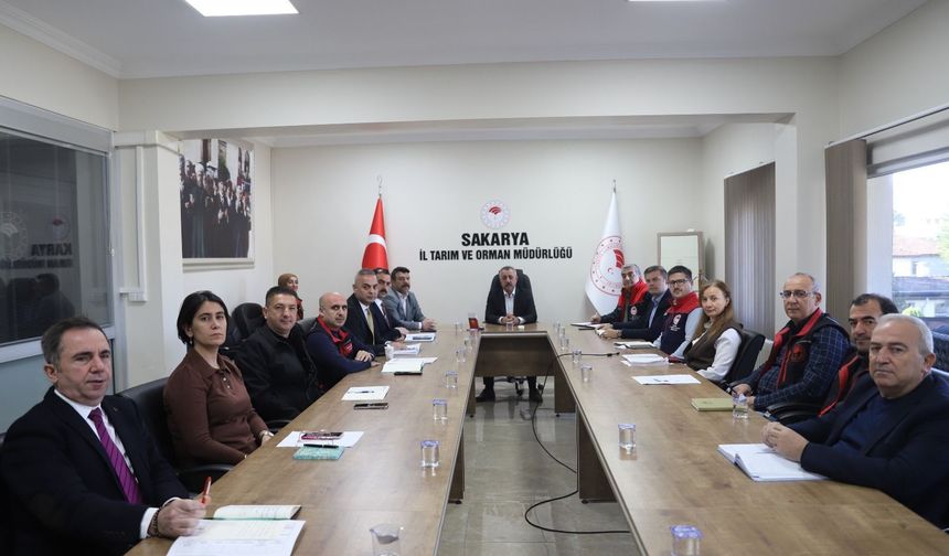 Sakarya İl Tarım Müdürlüğü’nde Sel Sonrası Kritik Zirve: Hasar Tespiti Masada!