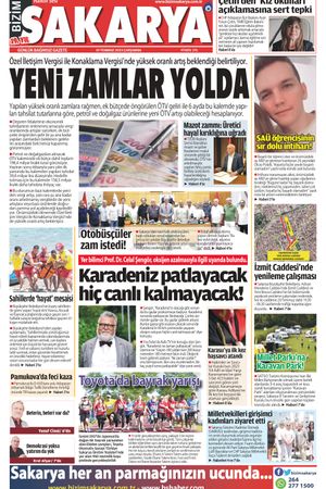 Bizim Sakarya Gazetesi 19 Temmuz 2023
