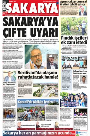 Bizim Sakarya Gazetesi - 27 Temmuz 2025