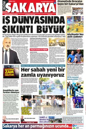 Bizim Sakarya Gazetesi - 28 Temmuz 2023