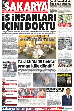 Bizim Sakarya Gazetesi - 31 Temmuz 2023