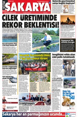 Bizim Sakarya Gazetesi 04 Temmuz 2023