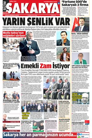 Bizim Sakarya Gazetesi 07 Temmuz 2023