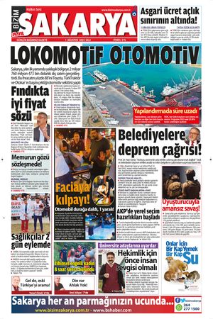 Bizim Sakarya Gazetesi - 01 Ağustos 2023