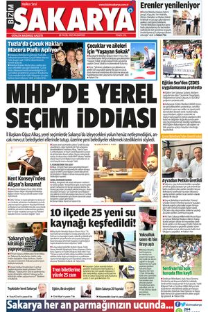 Bizim Sakarya Gazetesi - 18 Eylül 2023
