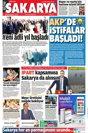 Bizim Sakarya Gazetesi - 2 Eylül 2023