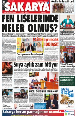 Bizim Sakarya Gazetesi - 12 Eylül 2023