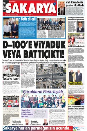 Bizim Sakarya Gazetesi - 19 Eylül 2023