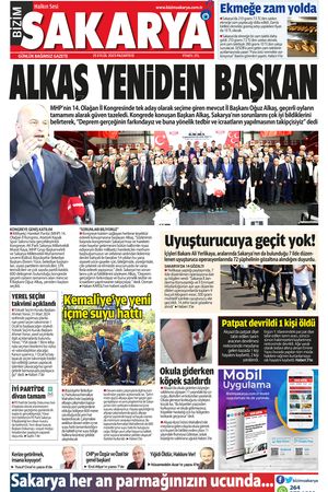 Bizim Sakarya Gazetesi - 25 Eylül 2023